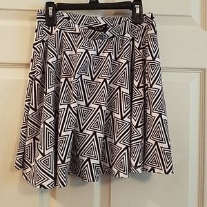 Printed Skater Skirt
